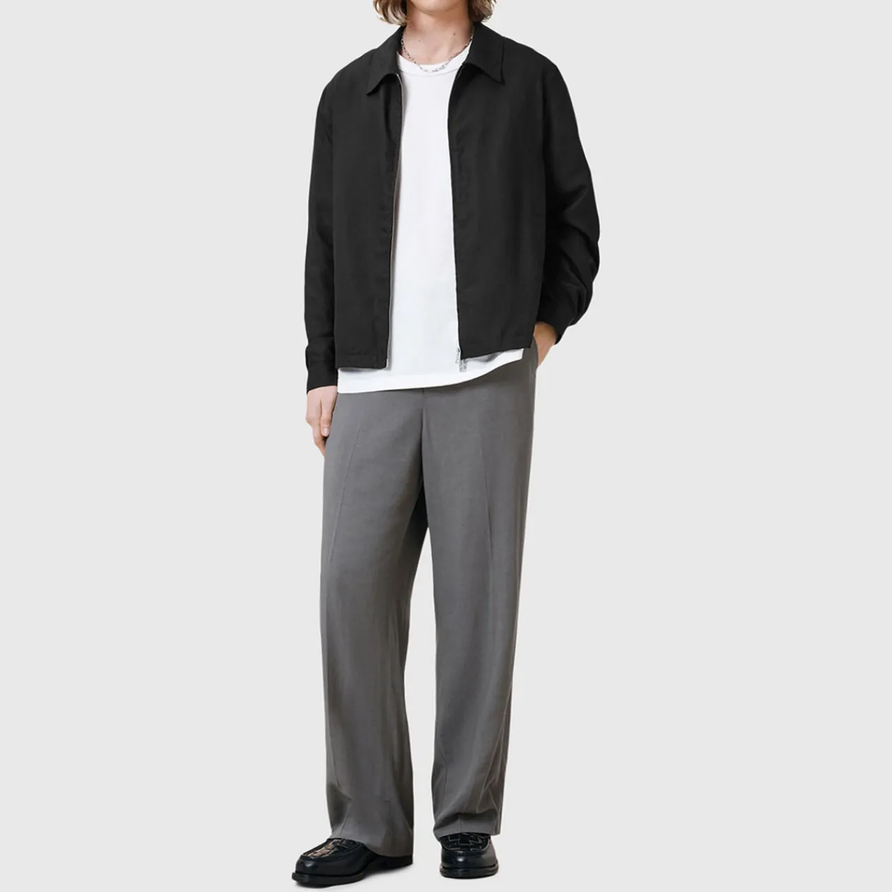 Outlet ALLSAINTS Bradner Logo Jacket