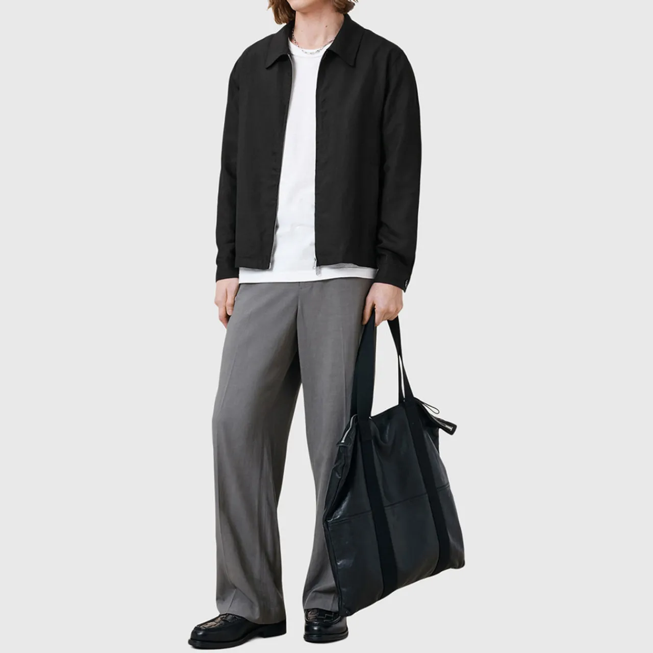 Outlet ALLSAINTS Bradner Logo Jacket