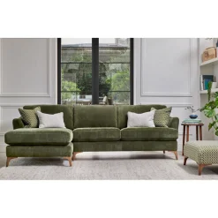 Fashion CASEYS FURNITURE Bransen LHF Chaise 2.5-Seater Corner Sofa