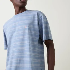 Discount CARHARTT WIP Brodine Striped Logo T-Shirt
