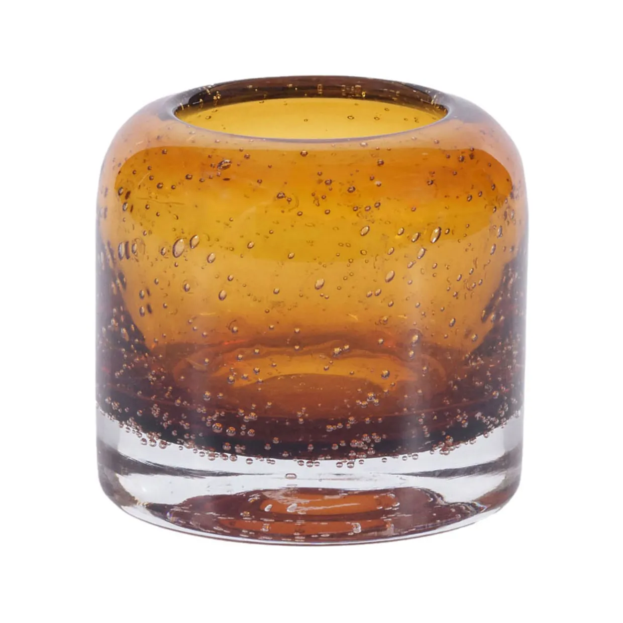 Burnt Orange Large Candle Holder