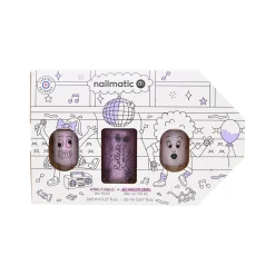 Best NAILMATIC Bus Party Nail Polish & Body Glitter Three-Pack Gift Set