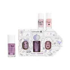 Best NAILMATIC Bus Party Nail Polish & Body Glitter Three-Pack Gift Set