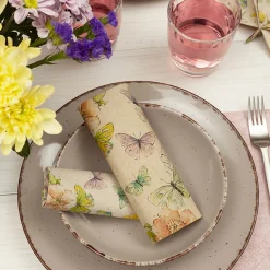 Butterflies Paper Napkins, Set of 20