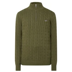 Discount GANT Cable Half-Zip Sweater