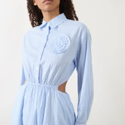 Discount FABIENNE CHAPOT Camilla Pinstripe Shirt Dress