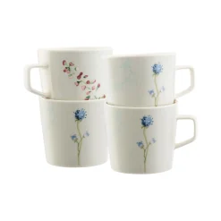 Camille Pale Jade 4 Mugs Set
