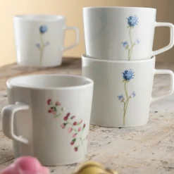 Camille Pale Jade 4 Mugs Set
