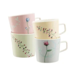 Camille Pastel Mugs Set of Four