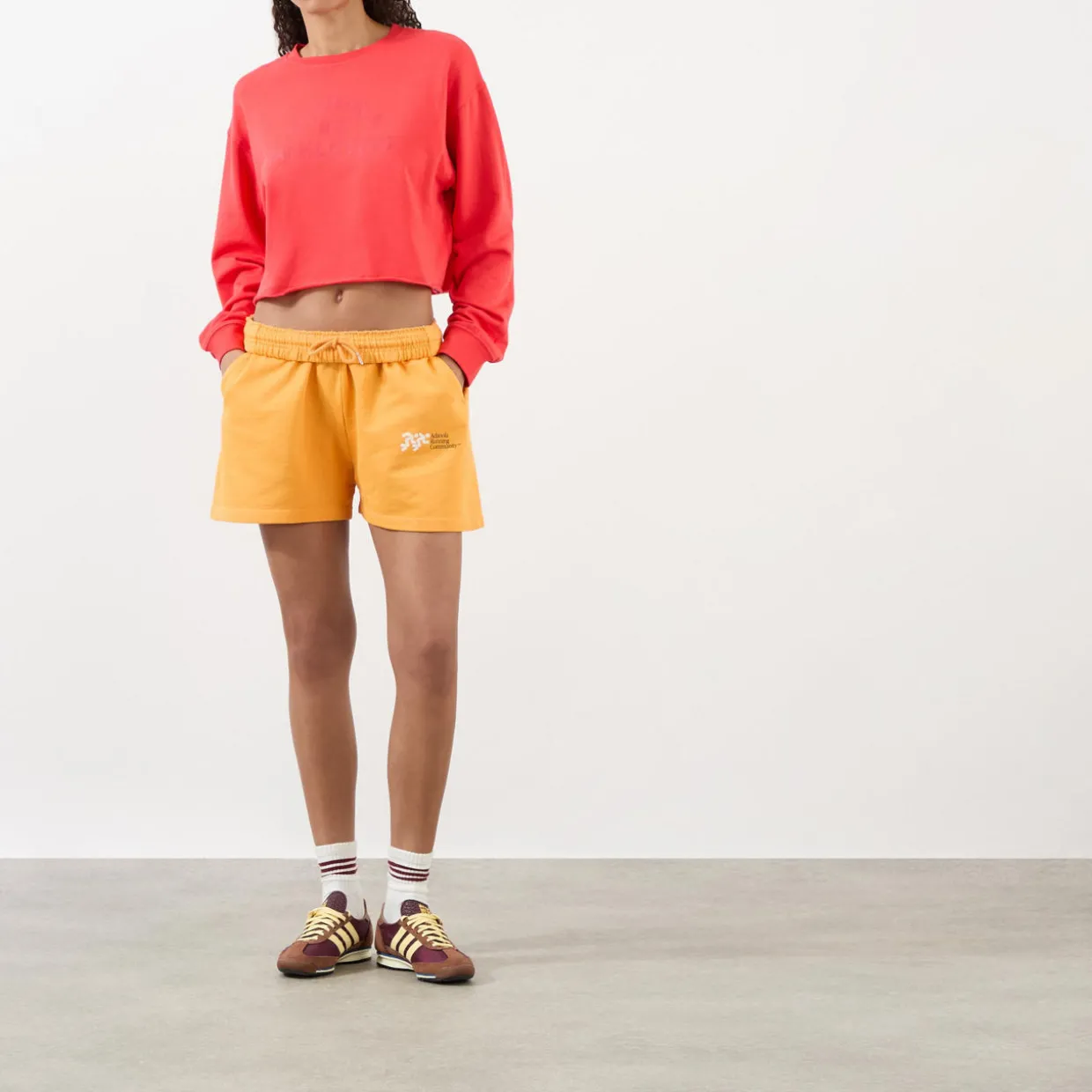 Campus Logo Cropped Sweatshirt