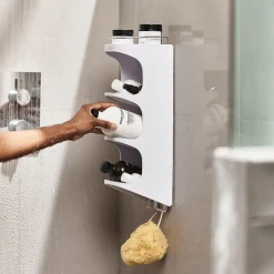 Clearance JOSEPH JOSEPH Capsule™ Compact Four-tier Shower Shelf