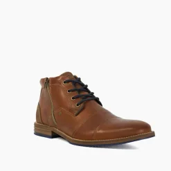Outlet DUNE LONDON Captains Double Toe-Cap Leather Boots