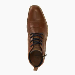 Outlet DUNE LONDON Captains Double Toe-Cap Leather Boots