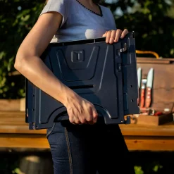 Clearance TRAMONTINA Carbon Steel Flat-Packed Portable BBQ Grill