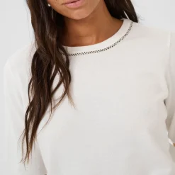 Sale KAFFE Carly Embellished Knitted Sweater