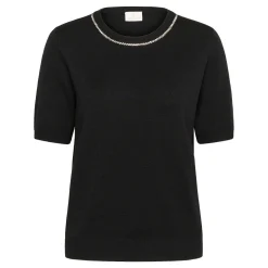 Hot KAFFE Carly Embellished Knitted Sweater