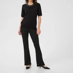 Hot KAFFE Carly Embellished Knitted Sweater