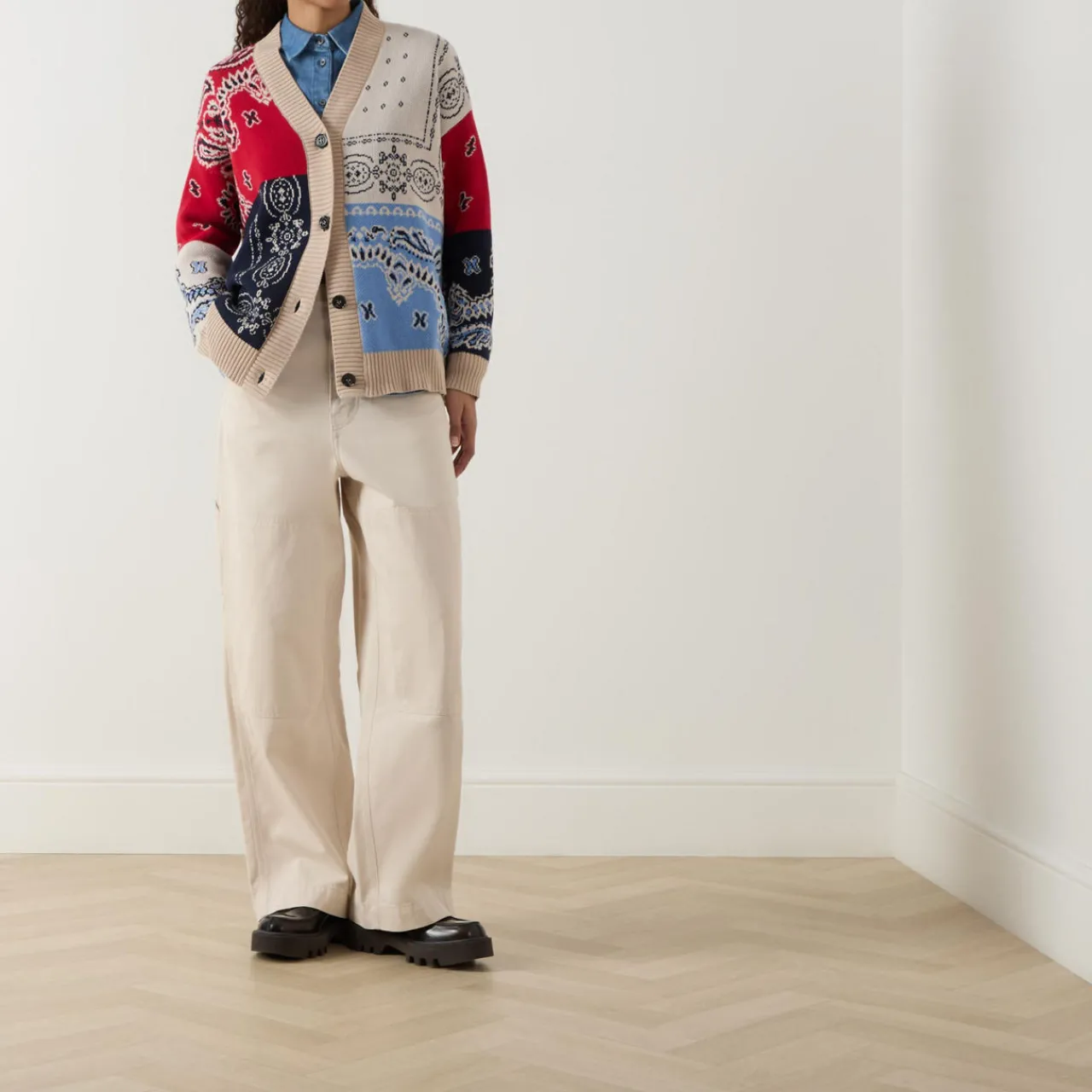 New WEEKEND MAX MARA Caronte Straight Leg Drill Trousers