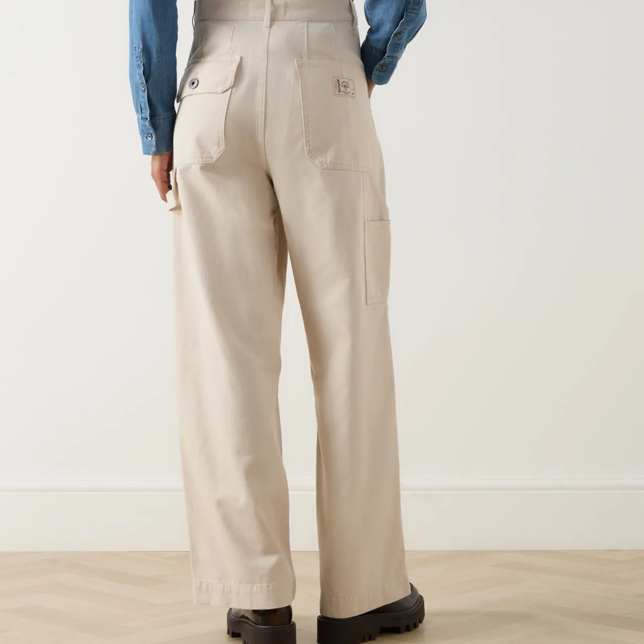 New WEEKEND MAX MARA Caronte Straight Leg Drill Trousers
