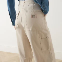 New WEEKEND MAX MARA Caronte Straight Leg Drill Trousers