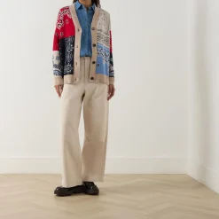 New WEEKEND MAX MARA Caronte Straight Leg Drill Trousers