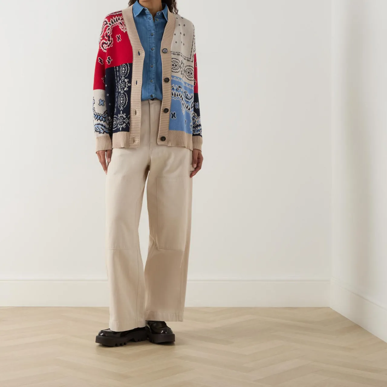 New WEEKEND MAX MARA Caronte Straight Leg Drill Trousers