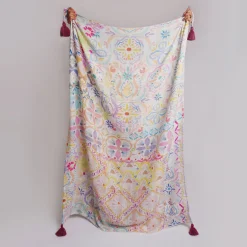 Casablanca Patterned Paisley Throw Multi