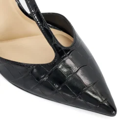 Castered Pointed Toe Stiletto Pumps