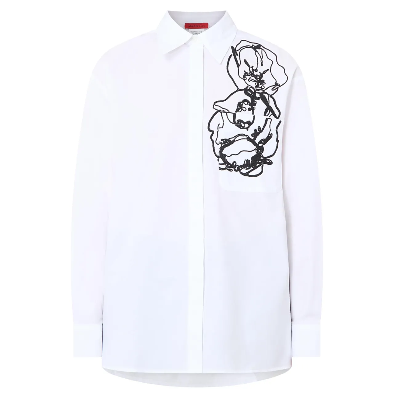 Discount MAX&CO Catullo Embroidered Shirt