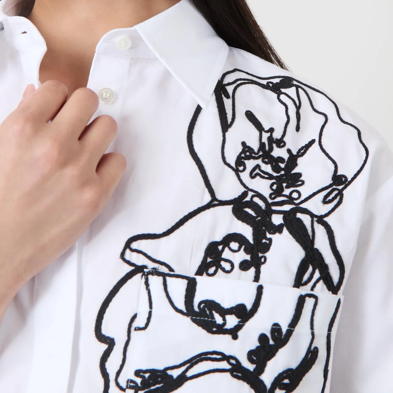 Discount MAX&CO Catullo Embroidered Shirt