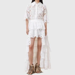 Clearance ALLSAINTS Cavarly Tiered Broderie Anglaise Skirt