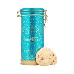 C&B Happy Birthday Musical Tin - Milk Chocolate Chunk Biscuits