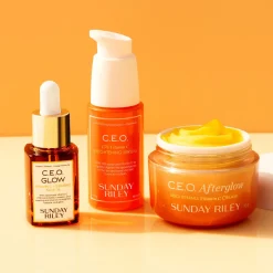 Hot SUNDAY RILEY CEO Afterglow Brightening Vitamin C Moisturizer