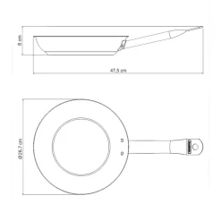 Discount TRAMONTINA Ceramic-Coated Stainless Steel Frying Pan 26cm