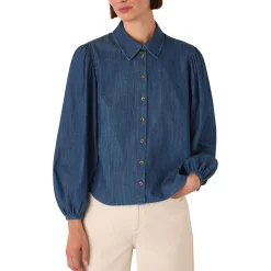 Chambray Pleat Shirt