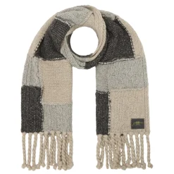 Clearance GANNI Check Logo Tassel Scarf