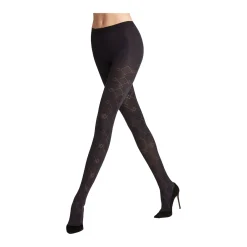 Outlet FALKE Check Mate Tights Black