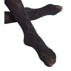 Outlet FALKE Check Mate Tights Black