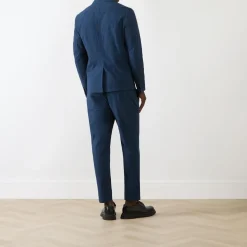 Online SCOTCH & SODA Check Seersucker Single-Breasted Blazer