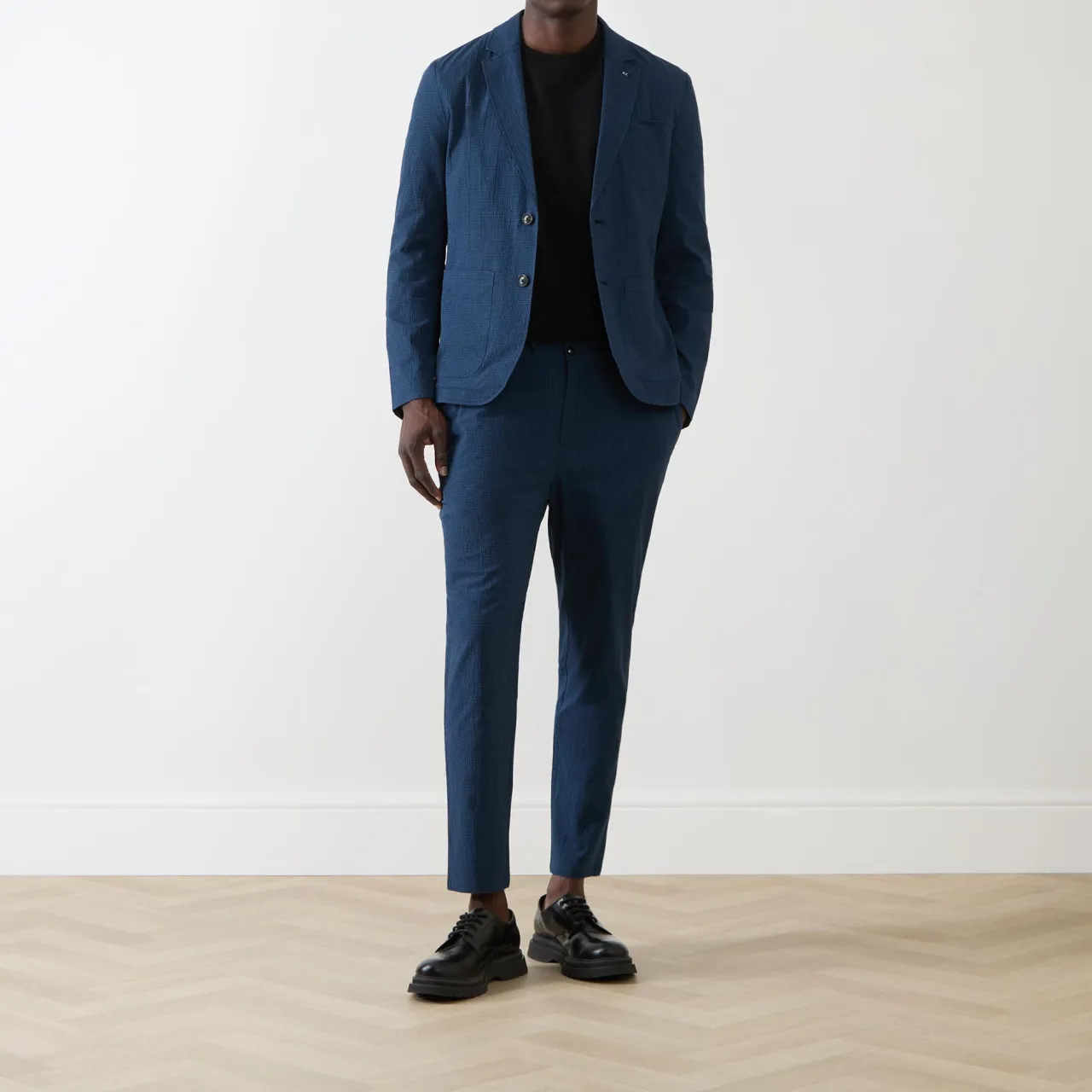 Best SCOTCH & SODA Check Seersucker Trousers