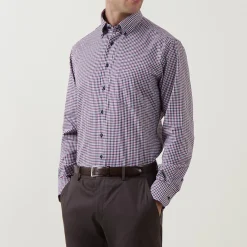 Online ETERNA Check Single Cuff Shirt