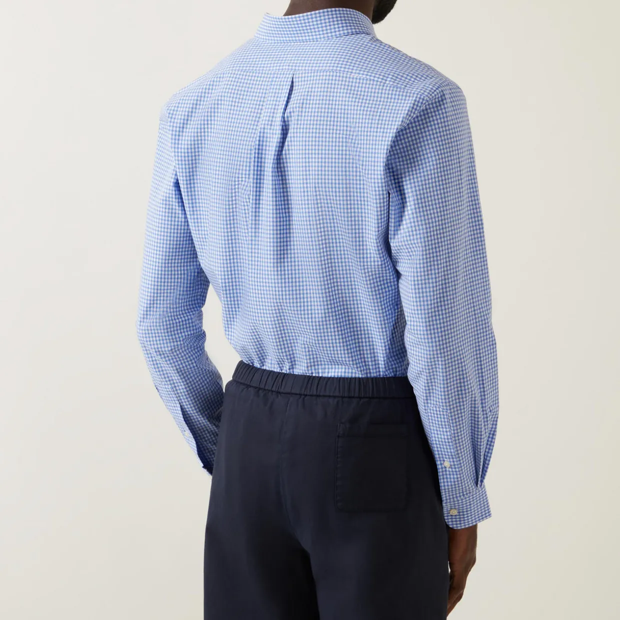Check Single-Cuff Formal Shirt