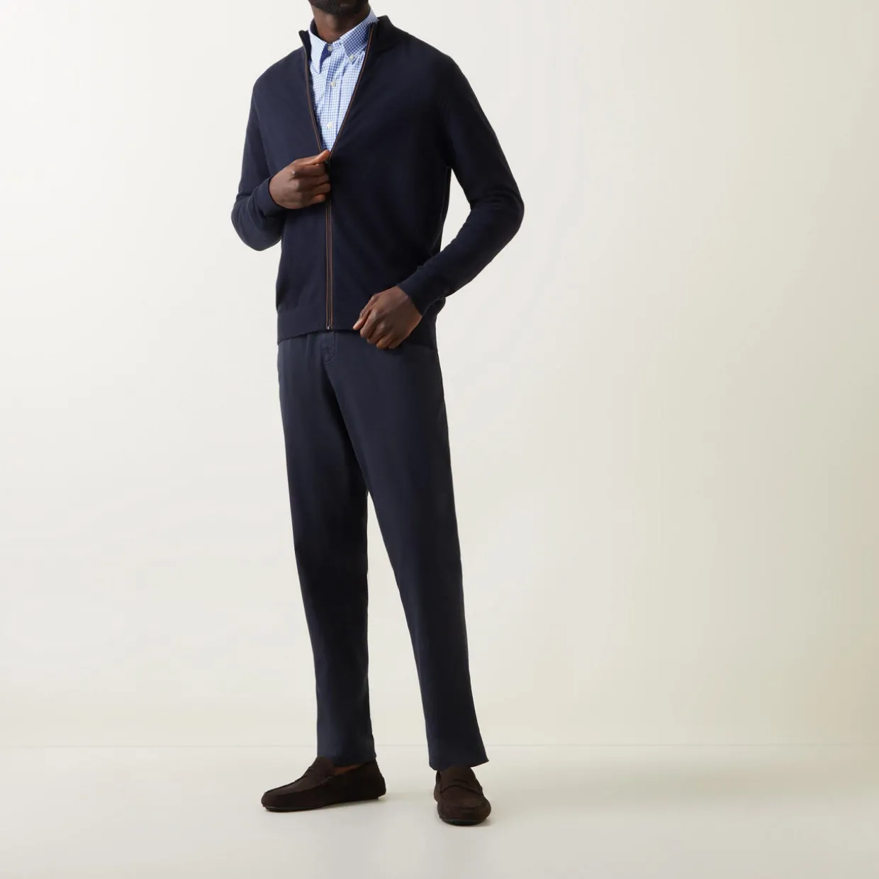 Check Single-Cuff Formal Shirt