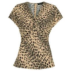 Cheetah Print Blouse