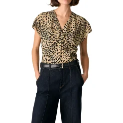 Cheetah Print Blouse