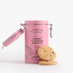 Cherry & Almond Biscuits in Tin 200g