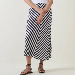 Chevron Stripe Skirt