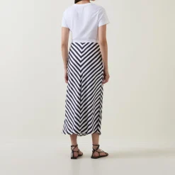 Chevron Stripe Skirt