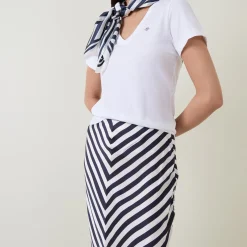 Chevron Stripe Skirt