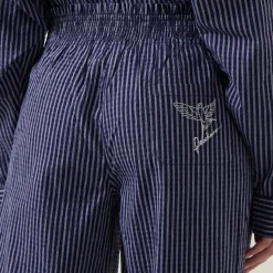 Sale PEACHAUS Chicory Striped Pyjama Bottoms